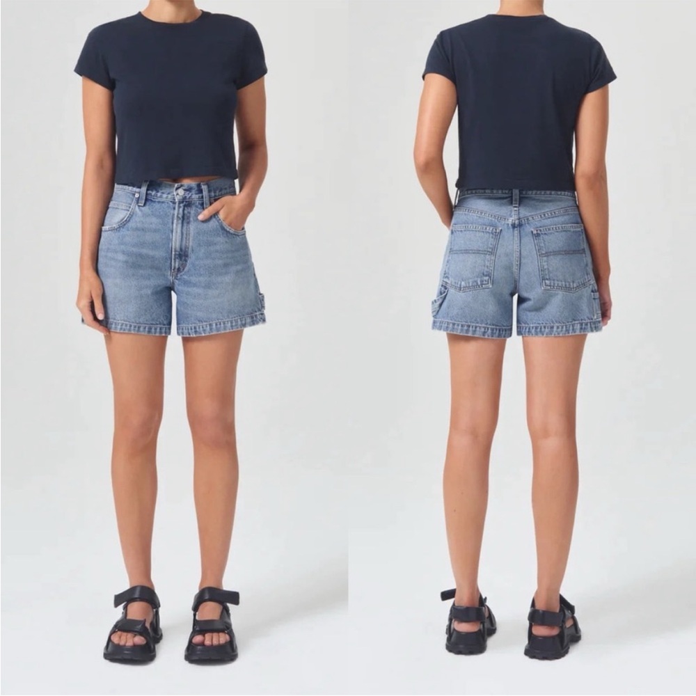 NEW Agolde Magda denim shorts - Picture 10 of 10